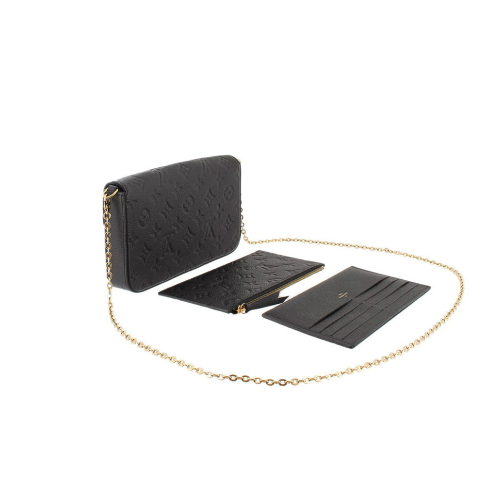 Louis Vuitton Empreinte Pochette Felicie Felice Noir Black Bag View 4